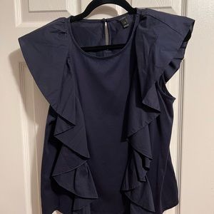 JCrew flutter size M 100% cotton tshirt/blouse